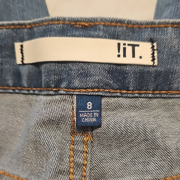 !it jeans Kelly Wide-Leg Jeans with Waist Tie - Denim Blue - Picture 2 of 10